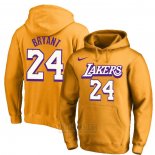 Sudaderas con Capucha Los Angeles Lakers Kobe Bayant Amarillo4