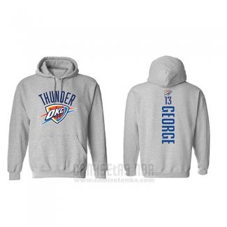 Sudaderas con Capucha Paul George Oklahoma City Thunder Gris